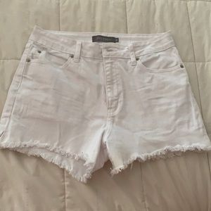 White denim just USA shorts